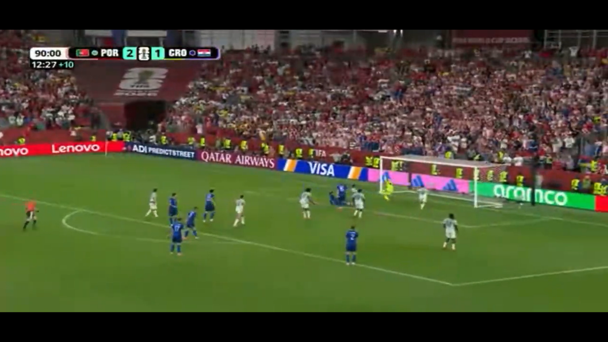 Gol anulat Croația în minutul 90+13