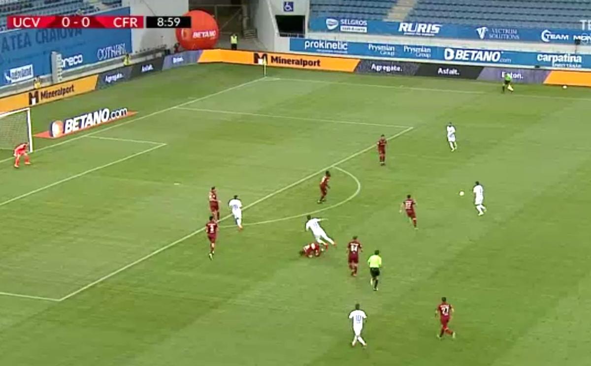 FOTO Goluri Nistor, Vinicius, Boli, Deac Craiova - CFR 03.08.2020