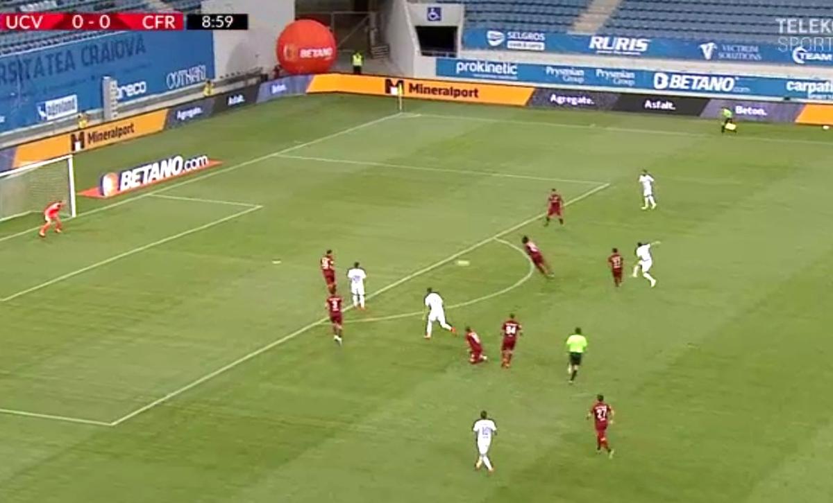 FOTO Goluri Nistor, Vinicius, Boli, Deac Craiova - CFR 03.08.2020
