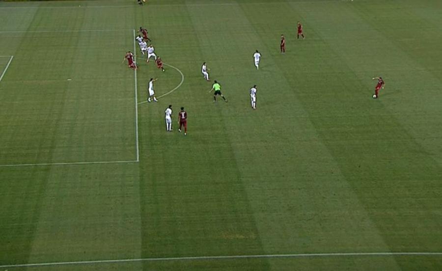 Captură TV Telekom Sport CRAIOVA - CFR 1-3. FOTO Penalty controversat primit de oaspeți! Oltenii au acuzat un ofsaid nesemnalat de arbitrul asistent