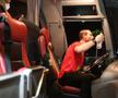FOTO Imagini de senzație din autocarul lui CFR Cluj