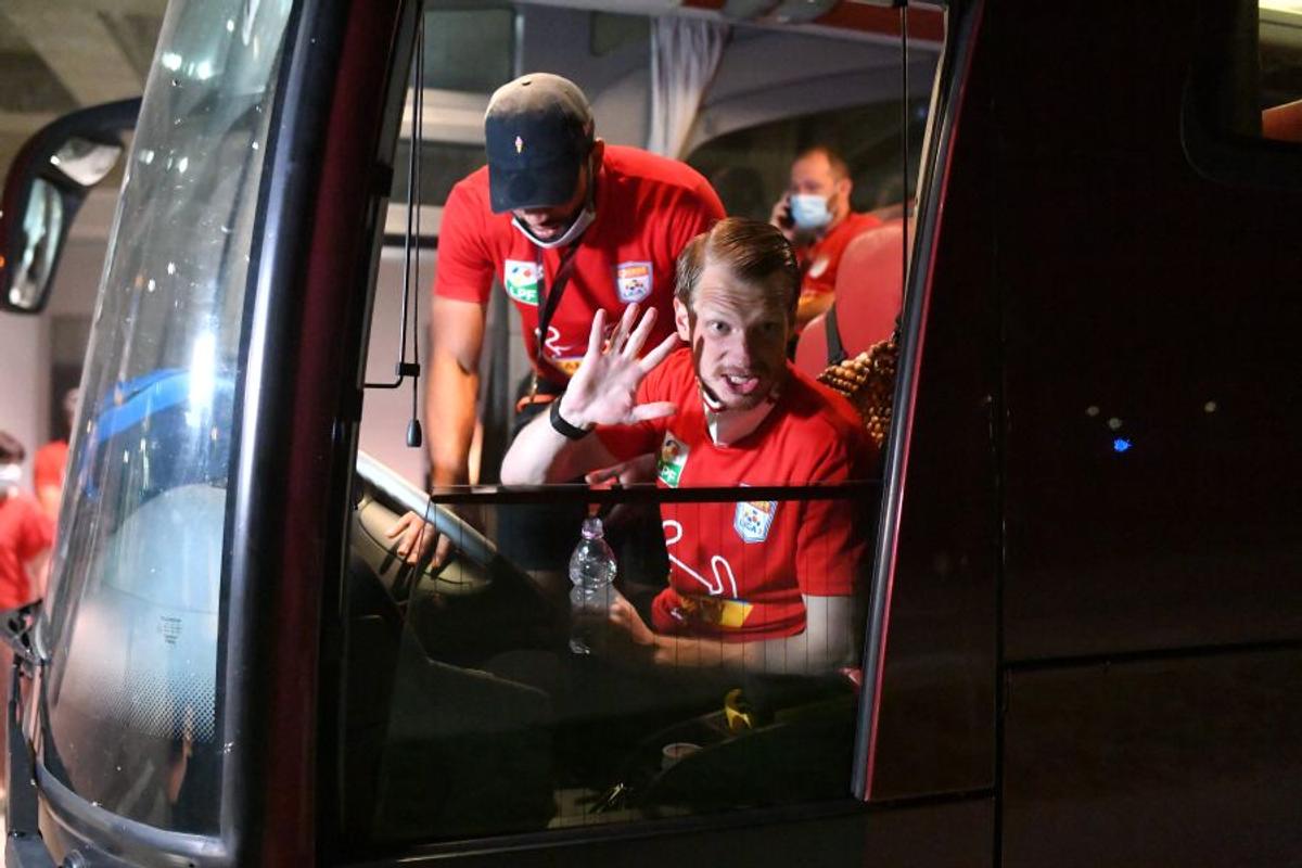FOTO Imagini de senzație din autocarul lui CFR Cluj