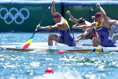 Victor Mihalachi și Cătălin Chirilă, canoea de dublu a României, nu au reușit să ajungă la podium la Tokyo, foto: Raed Krishan