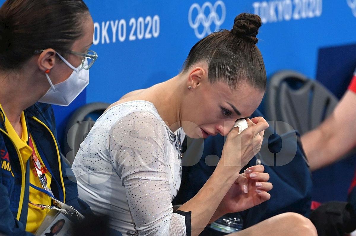 Accidentare Larisa Iordache - finala barna - Raed Krishan