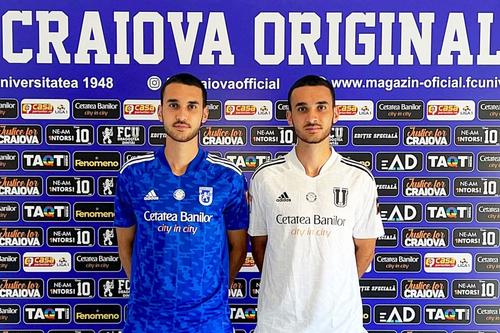 Darius și Denis Boldu // foto: Facebook @ Fotbal Club Universitatea 1948
