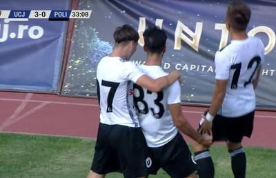 U Cluj - Poli Timișoara 3-0, victorie clară pentru ardeleni la debutul în noul sezon » Toate rezultatele + clasamentul actualizat