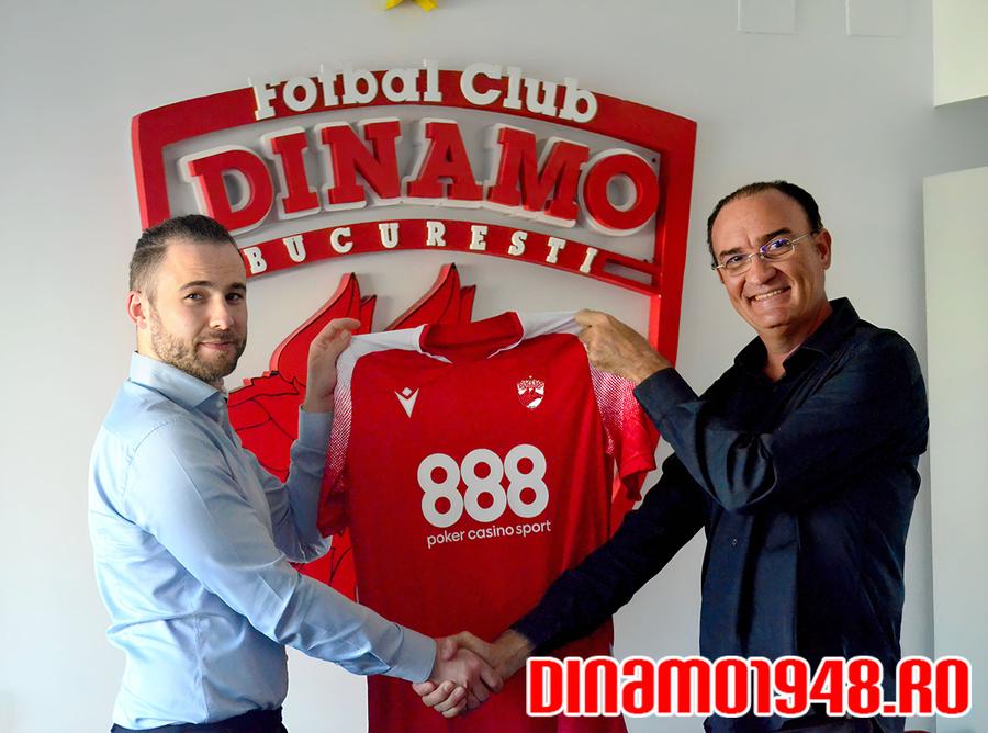 888 poker casino este noul sponsor al lui Dinamo // foto:facebook Dinamo și-a găsit sponsor cu o zi înaintea debutului în Liga 2 » Câți bani vor încasa „câinii”