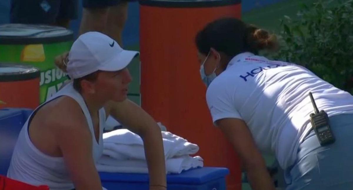 Simona Halep, OUT de la Washington » Ce a observat adversara ei: „Poate din cauza asta nu s-a simțit bine”