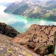 Traseul până la Preikestolen durează aproximativ două ore / foto: Imago Images
