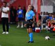Emanuela Rusta, arbitru de rezervă în FCSB - CSKA 1948 Sofia