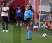 Emanuela Rusta, arbitru de rezervă în FCSB - CSKA 1948 Sofia