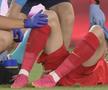 David Miculescu, accidentat în FCSB - CSKA 1948 Sofia