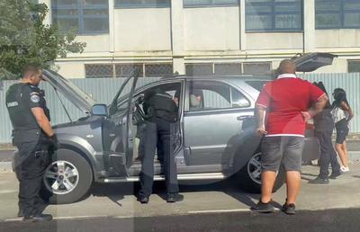 Un oraș în alertă că vin bulgarii » Polițiștii au percheziționat toate mașinile cu număr de Bulgaria înainte de Sepsi - CSKA Sofia. Imagini de la reporterii GSP