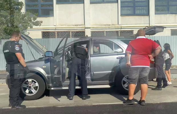 Un oraș în alertă că vin bulgarii » Polițiștii au percheziționat toate mașinile cu număr de Bulgaria înainte de Sepsi - CSKA Sofia. Imagini de la reporterii GSP