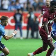 Yehoah s-a luptat cât a putut cu puternicii adversari, însă n-a izbutit nici el să aducă o calificare pe care clujenii ar fi meritat-o
FOTO sportpictures.eu