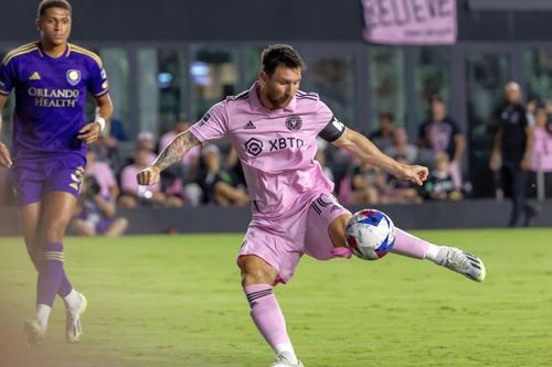 Lionel Messi a marcat două goluri în victoria lui Inter Miami cu Orlando City (foto: Imago)