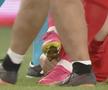 David Miculescu, accidentat în FCSB - CSKA 1948 Sofia