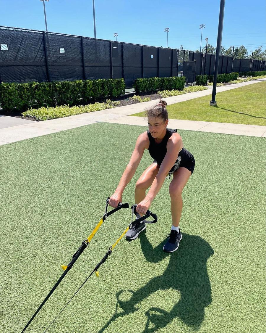 Jennifer Brady în timpul recuperării Foto Instagram Finalistă de Grand Slam, revenire după 2 ani de coșmar: „Am fost într-un loc foarte întunecat”