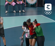 Moment emoționat petrecut la Jocurile Olimpice între două jucătoare din Liga Florilor / Foto: captură de ecran (Eurosport)