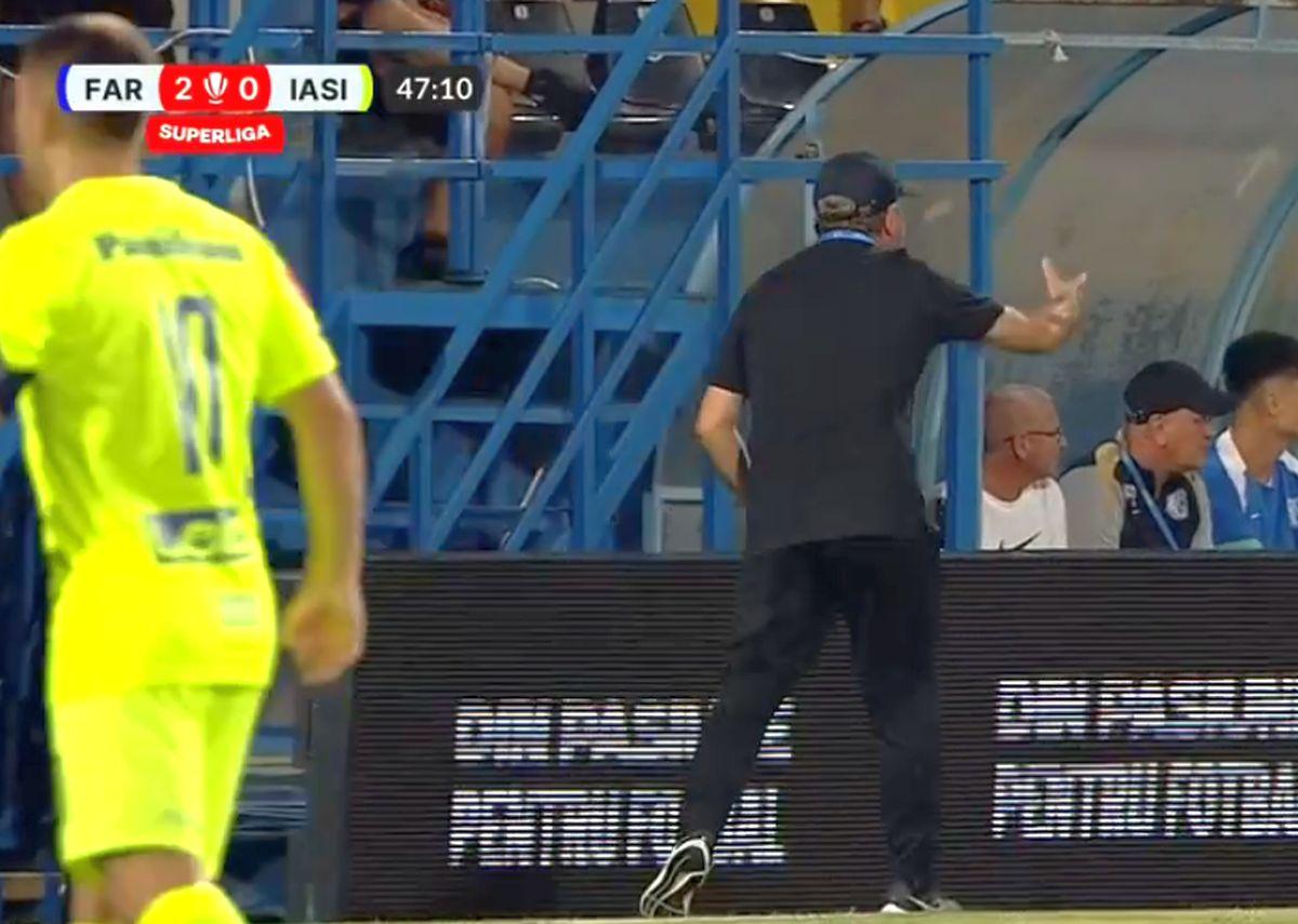 Toate camerele pe el: Gică Hagi, ieșire nervoasă și la 2-0 » Ce l-a iritat + Toate declarațiile de la final: „A fost extraordinar!”