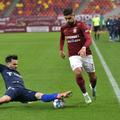 Lucian Goge (dreapta) a jucat 5 sezoane la Rapid, în toate cele 4 ligi din România