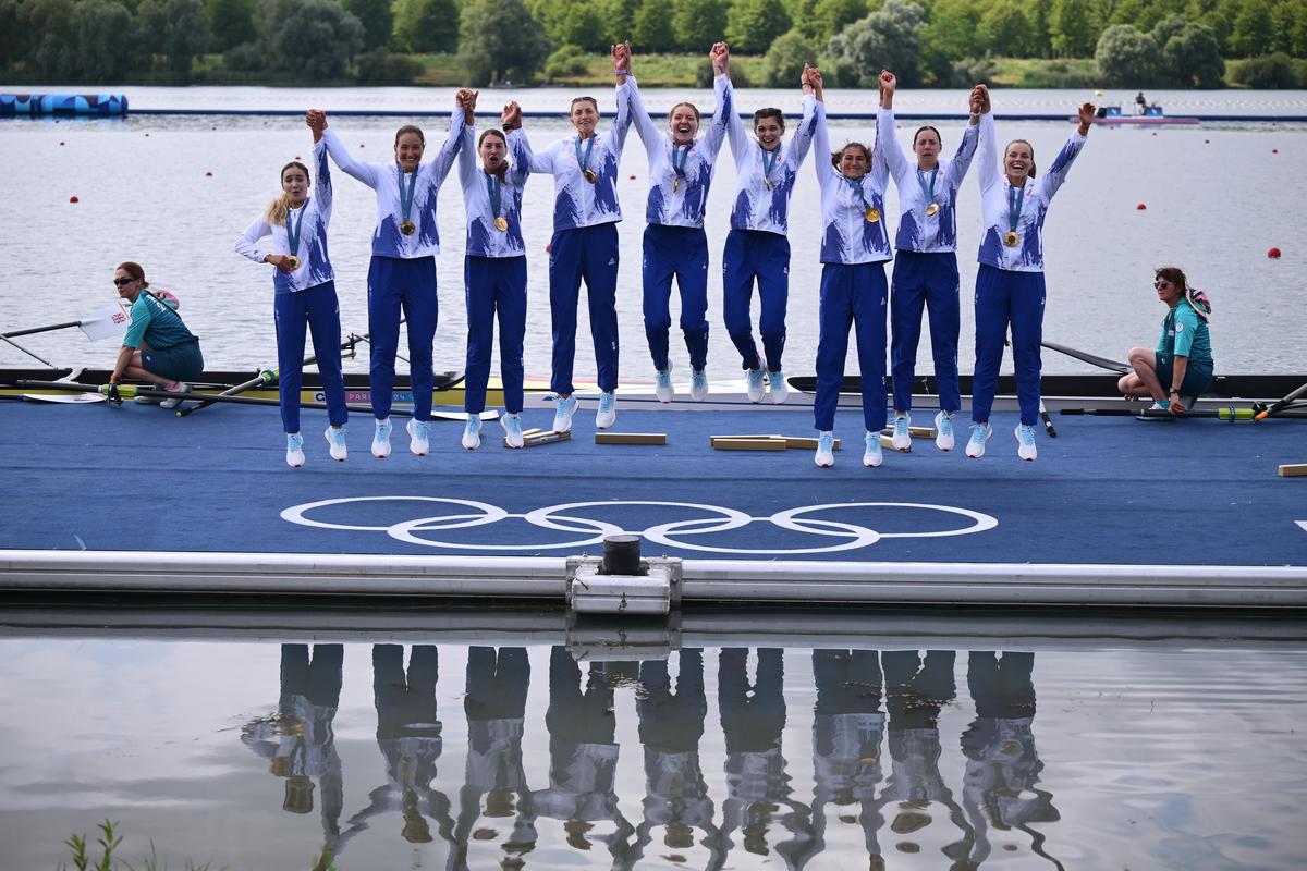 Barca feminină a României, aur la proba de 8+1