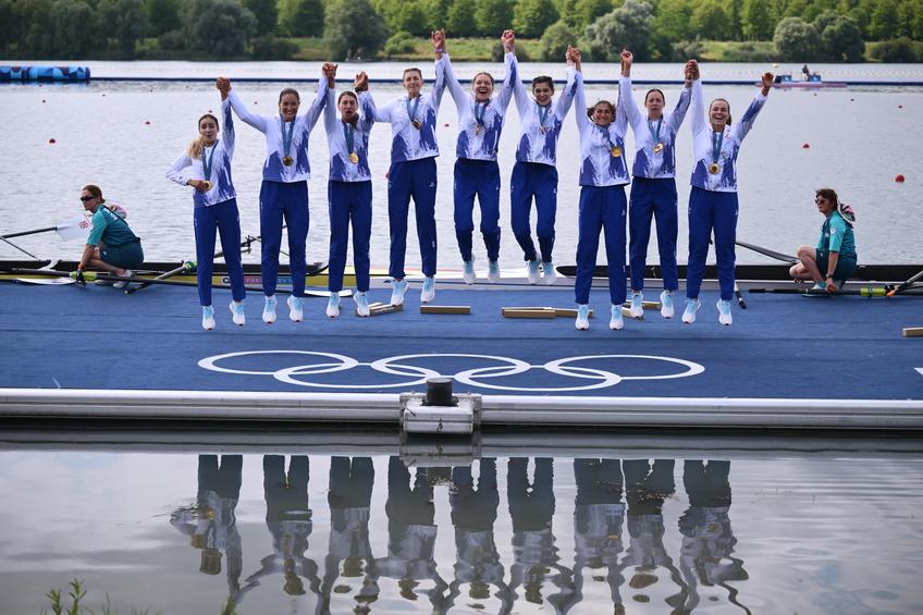 Barca de 8 plus 1 feminină, aur la Jocurile Olimpice Paris 2024