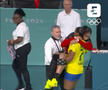 Moment emoționat petrecut la Jocurile Olimpice între două jucătoare din Liga Florilor / Foto: captură de ecran (Eurosport)