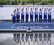 Barca feminină a României, aur la proba de 8+1