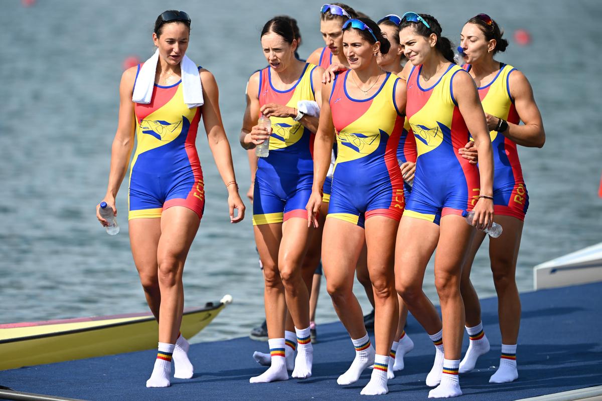 Barca feminină a României, aur la proba de 8+1