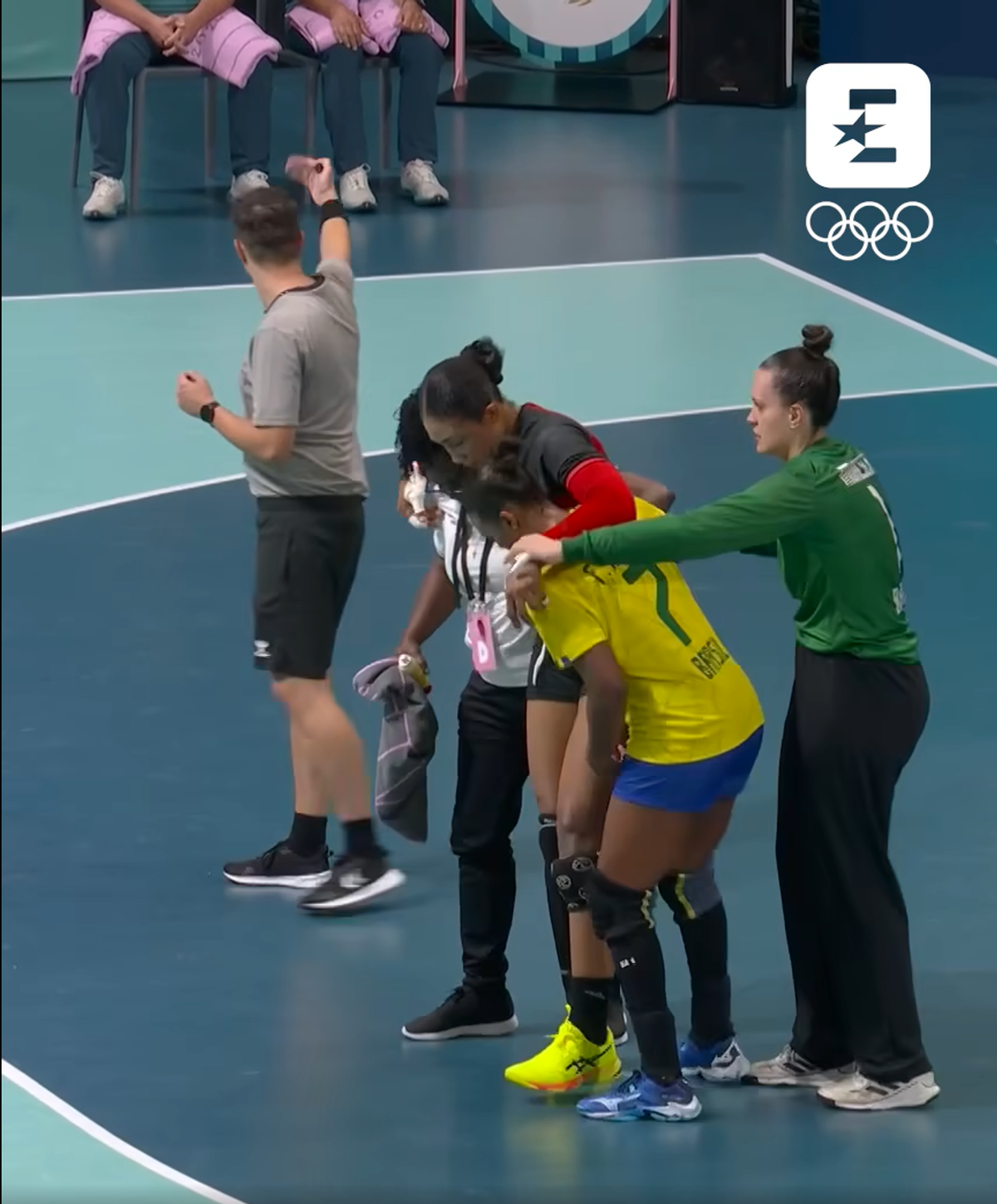 Trei jucătoare din Liga Florilor au produs un moment emoționant la Jocurile Olimpice