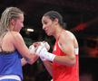 Anna Luca Hamori și Imane Khelif, după lupta de sâmbătă // foto: Guliver/gettyimages