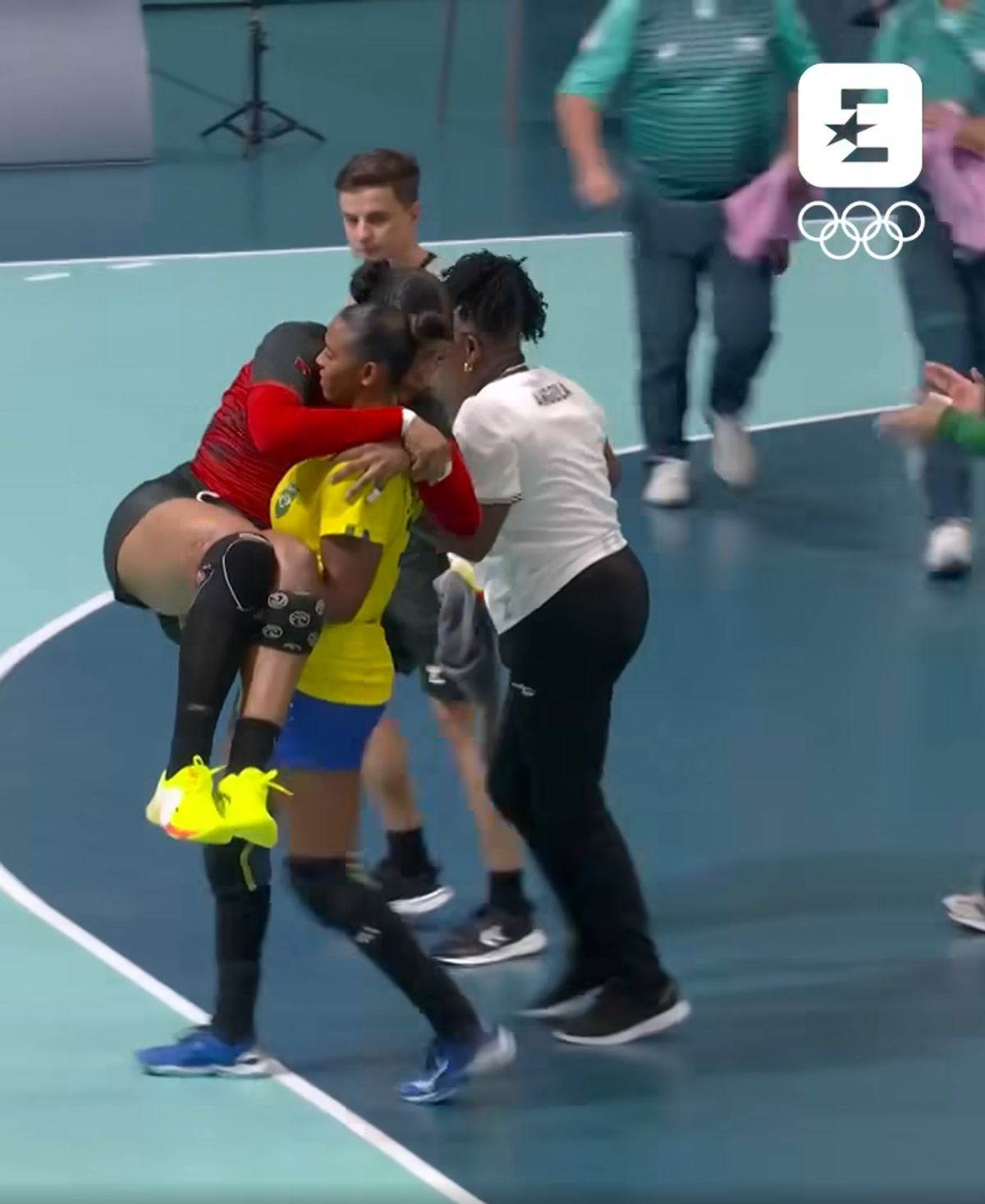Trei jucătoare din Liga Florilor au produs un moment emoționant la Jocurile Olimpice