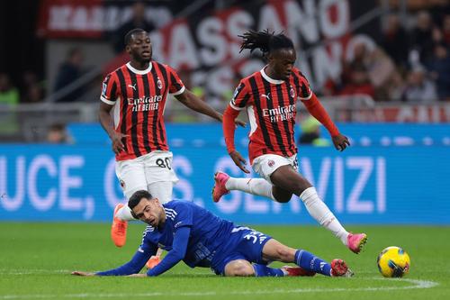 Yunus Musah (stânga) este dorit de Nottingham Forest de la AC Milan / Foto: Imago Images