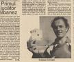 Știrea din 1991 în care era anunțat transferul lui Demollari la Dinamo București