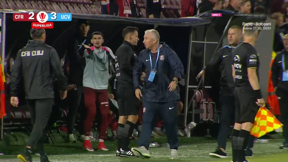 Dan Petrescu, trimis în tribune de Rareș Vidican într-un final incendiar în Gruia