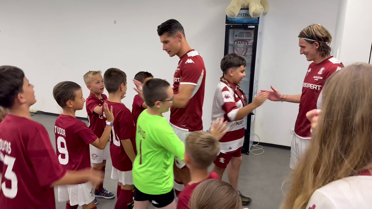 Moment special după Rapid - CFR Cluj