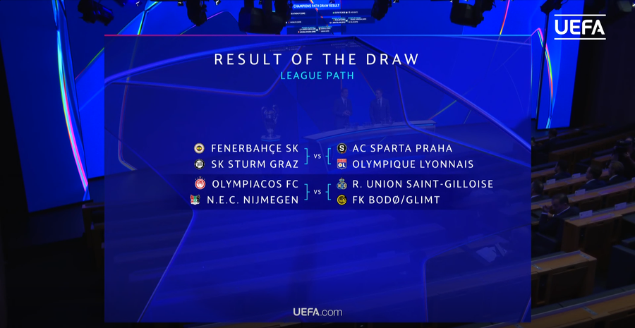 Traseul non-campioanelor // foto: captură uefa.com Răzvan Marin, favorit la calificarea în Liga Campionilor » Toate împerecherile din play-off: misiune mai grea pentru Darius Olaru