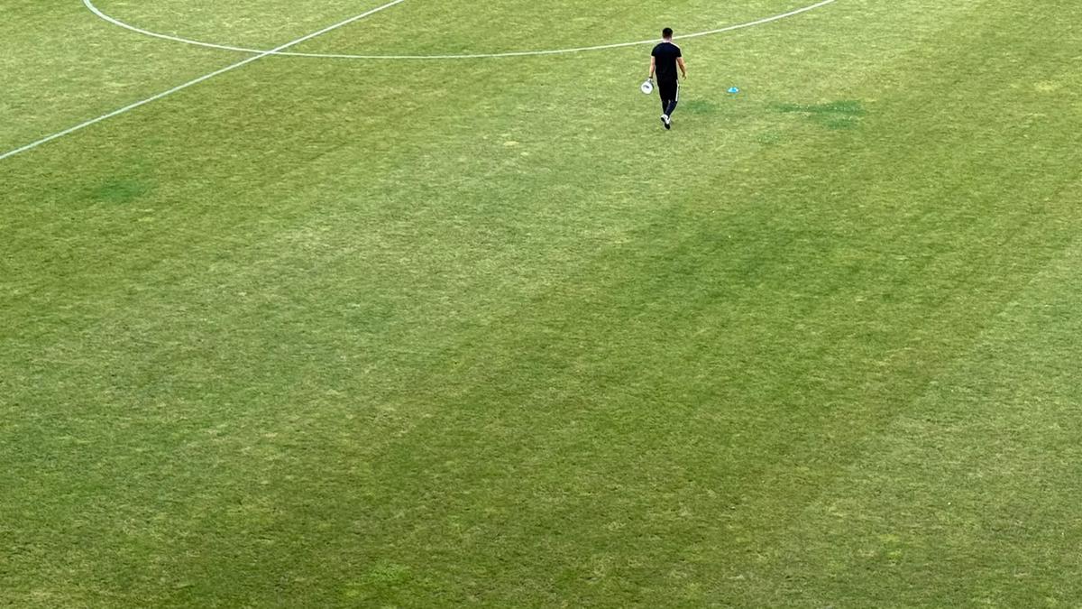 Gazonul de pe stadionul Arcul de Triumf la FCSB - Farul