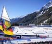Stadionului olimpic de biatlon din Antholz, Italia, distrus de inundații // foto: camping-antholz.it
