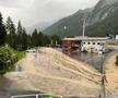 Stadionului olimpic de biatlon din Antholz, Italia, distrus de inundații // foto: instagram @lfvsuedtirol