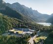 Stadionului olimpic de biatlon din Antholz, Italia, distrus de inundații // foto: antholzertal.com