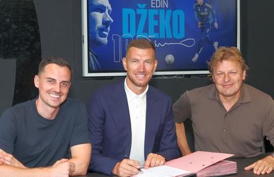 Retragerea se amână! La 40 de ani, legenda Edin Dzeko a semnat un nou contract