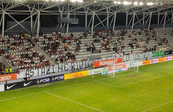 Peluza Nord nu a mers la FCSB - Farul » Mesajul uluitor afișat de ultrași