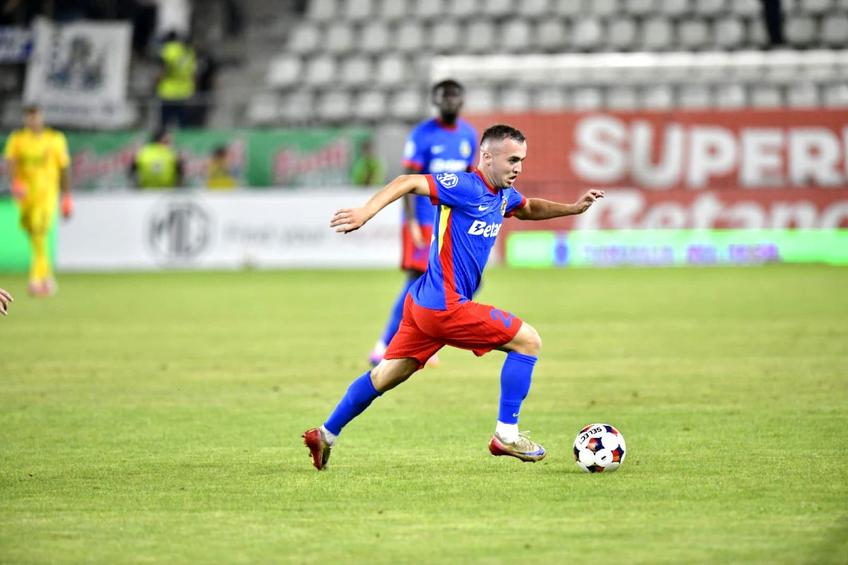 Mihai Toma, schimbat în minutul 29 din FCSB - Farul // FOTO: Cristi Preda (GSP.ro)