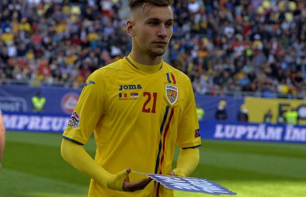 ROMÂNIA U21 // VIDEO Denis Drăguș explică de ce a ajuns la naționala U21, deși anul trecut îi lua ochii lui Contra: „Mă voi impune după acest transfer”