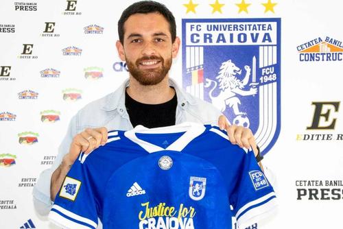 Federico Taborda a fost prezentat oficial la FC U Craiova. foto: facebook