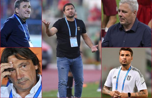 Ei sunt antrenorii Pro! Topul în care Șumudică și Bonetti nu există » Haosul de la FCSB, egalat