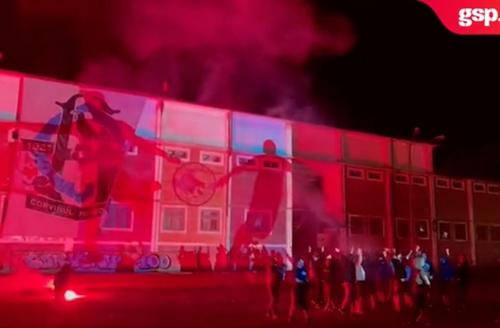 Fanii Corvinului Hunedoara au creat un veritabil spectacol în prima zi a evenimentului prin care se sărbătorește centenarul clubului.