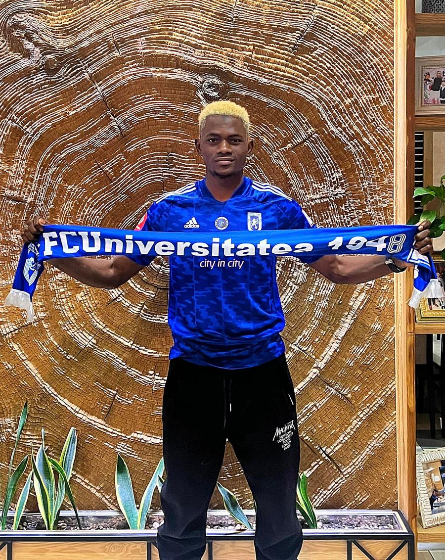 Jibril Ibrahimi FOTO: facebook @FCUniversitateaOFFICIAL Adrian Mititelu a transferat golgeterul din campionatul vecin! Cât a plătit pentru înlocuitorul lui Compagno